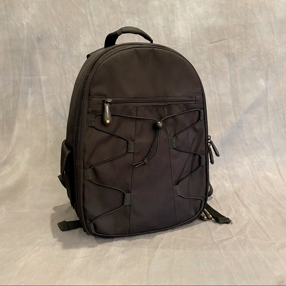 LIKE NEW Amazon Black Camera Backpack. (1 of 2)